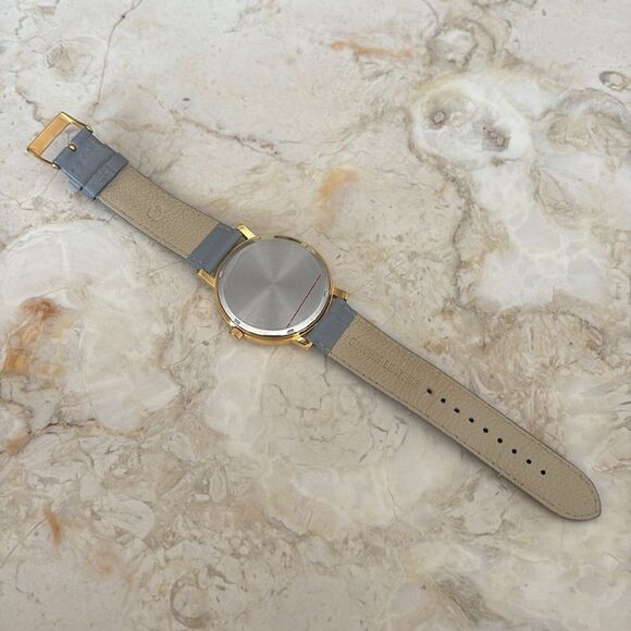 Berg & Betts Large Dial Wristwatch Leather Strap Unisex NWOT - Picture 6 of 12